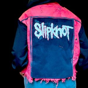 Custom Slipknot Denim Jacket